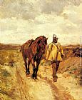 Un Homme d'armes et son cheval